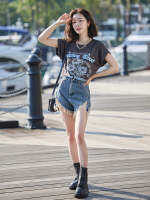 BubbleFashion เสื้อยืด Sablon Bunga ฟอง