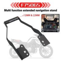 12 22MM For BMW F750GS F850GS F750 850 GS 18-22 Motorcycle GPS/SMART PHONE Navigation GPS Plate Bracket Adapt Holder Motor Part