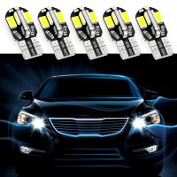 ไฟไฟ Led ตกแต่งภายในรถยนต์หลอดไฟ Led W5w T10 5ชิ้นสำหรับ Peugeot 107 108 206 207 301 406 407 Sw 607 308 307 508 Rcz