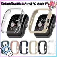 EYJNWV เคสกันชน PC เปลือกแข็งอุปกรณ์ตัวป้องกันหน้าจออัจฉริยะสำหรับ OPPO Watch 4Pro/3Pro