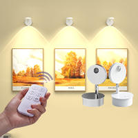 LED Wall Lamp Indoor Decorate Remote Dimmable Mural lighting With USB Recharge Indoor Bedroom Living Room Stairs Wall Light