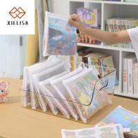 XIELISA แบบพกพาได้ โปร่งใสโปร่งใส อุปกรณ์การเรียนสำหรับโรงเรียน ไนลอนทำจากไนลอน ซิปมีซิป สำหรับเด็กๆ กระเป๋าใส่แฟ้ม กระเป๋าของเล่นเด็ก ถุงเก็บสัมภาระ กระเป๋าเครื่องสำอางแต่งหน้า