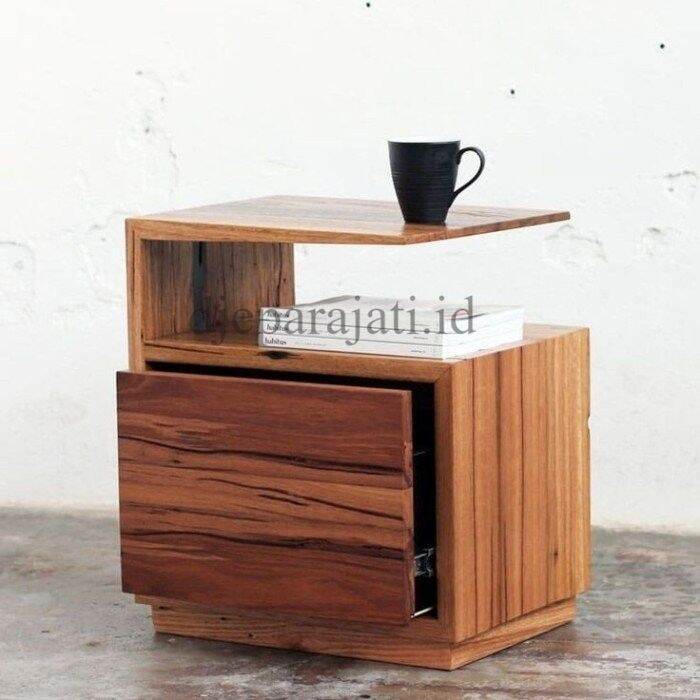 SIDE TABLE KAYU JATI MINIMALIS NAKAS KAYU JATI BEDSIDE TABLE Lazada