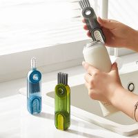 【CC】❃♕  3 1 Bottle Cleaner Multifunctional Cup Crevice Cleaning Tools Silicone Cup-Holder