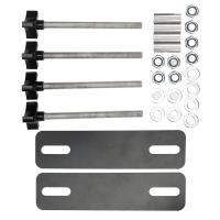 Traction Boards Mounting Pins Kit 4.72inch-6.69inch Hole Pitch Hard Traction Plate for All Recovery Tracks Vehicle steel