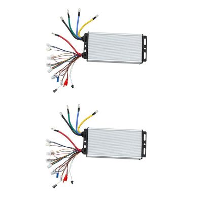 2Pcs 48V 60V 72V 3000W Hub Motor Controller 24Mos MAX80A for Electric Bike E-Scooter Motorcycle Bldc Motor Controller