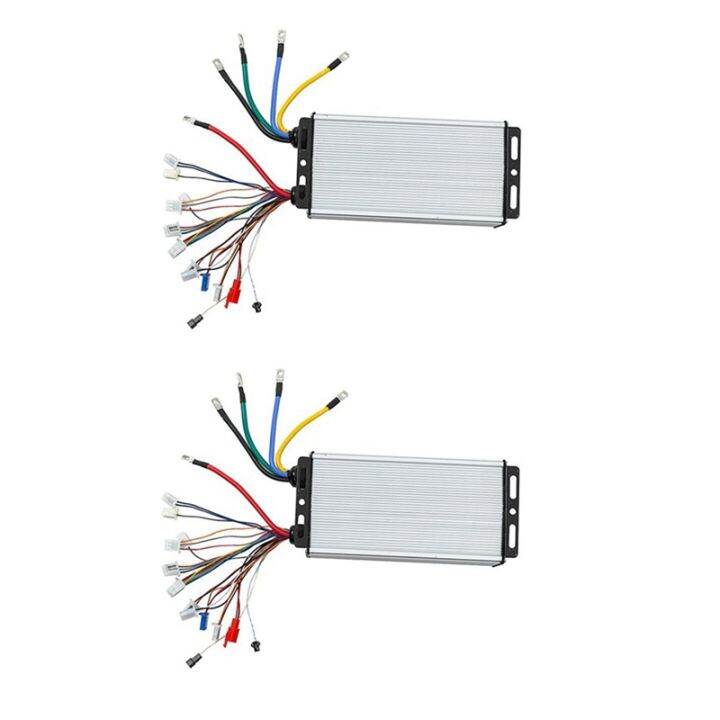 2Pcs 48V 60V 72V 3000W Hub Motor Controller 24Mos MAX80A for Electric