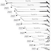 Super PDR 6ชิ้น/12ชิ้นสีดำตะขอบาร์เครื่องมือซ่อมแซมร่างกายชุดรถกำจัดความเสียหายซ่อมบุ๋ม Paintless ซ่อมเครื่องมือ