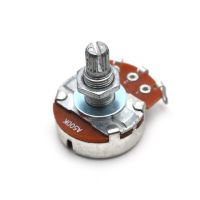 2Pcs A/B500K A/B250K Split Shaft 15/18mm Guitar Volume Tone Pots Potentiometer for ELectric Guitar Bass