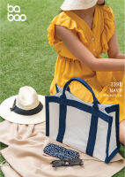 babao กระเป๋าถุงผ้าพีพีสาน (PP Woven Fabric) ทรง Summer bao (Size L) ขนาด 40x16x30 CM.