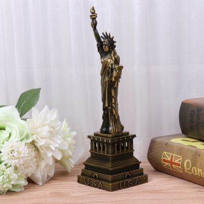 USA Landmarks Statue of Liberty Metal Model Desk Decoration Gadget Craft Gift