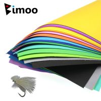 Bimoo 4 Lembar 18X24 Cm 1 Mm Tipis Terbang Mengikat Kertas Busa Floating Busa Strip untuk Dry Fly caddis Fly Wing Case Bahan untuk Fly Mengikat