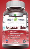 Amazing Formulas Astaxanthin Dietary Supplement 12Mg 120 Softgels(Non-GMO,Gluten Free)