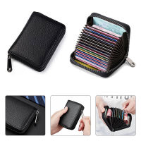 Leather Men Business Card Holder Multi-card Anti-theft Swipe For Credit ID Bank Card Holder Women Cardholder Pasjeshouder Man