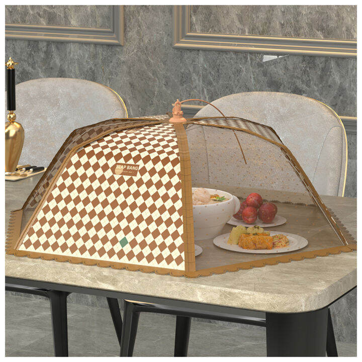 ASD Portable UmbrellaStyle Food Cover Collapsible Mesh Screen Food