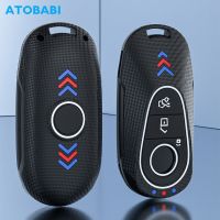 ABS Car Key Case Smart Remote Control Protector Cover Keychain Holder For Mercedes Benz S580 S500 S450 S400 S350 W223 2021 2022