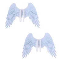 2X Carnival Party Wedding Costume Props Carnival Adult Men and Women Angel Wings