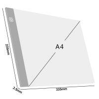 A2A3A4A5 Three Level Dimmable Led Light Pad Drawing Board Pad Tracing Light Box Eye Protection Easier for Diamond Painting