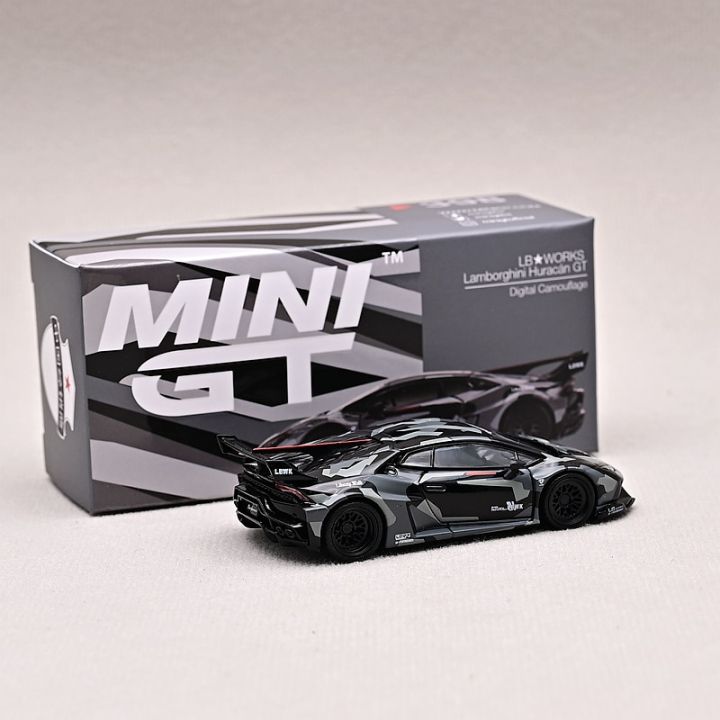 mini-gt-1-64-lb-huracan-gt-รถโลหะผสมอำพรางดิจิทัลรุ่น398