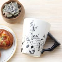 Mug Music Creative Guitar Style Violin Ceramic Cup With Handle Elegant Milk Coffee Tea Set Eco-Friendly Novel Holiday Gift