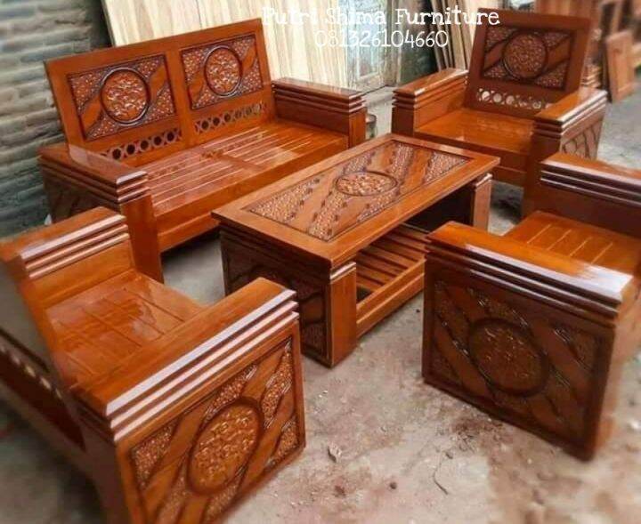 Furniture kursi tamu model tumpok / kursi tamu minimalis / kursi tamu