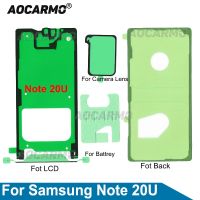 Aocarmo เทปกาวหน้าจอ LCD ติด Samsung Galaxy Note 20,เทปกาวทั้งชุดพิเศษด้านหลังภาพกรอบเลนส์กล้องถ่ายรูปกาวสติ๊กเกอร์