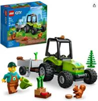 LEGO City Park Tractor 60390, Toy with Trailer for Kids Ages 5 Plus