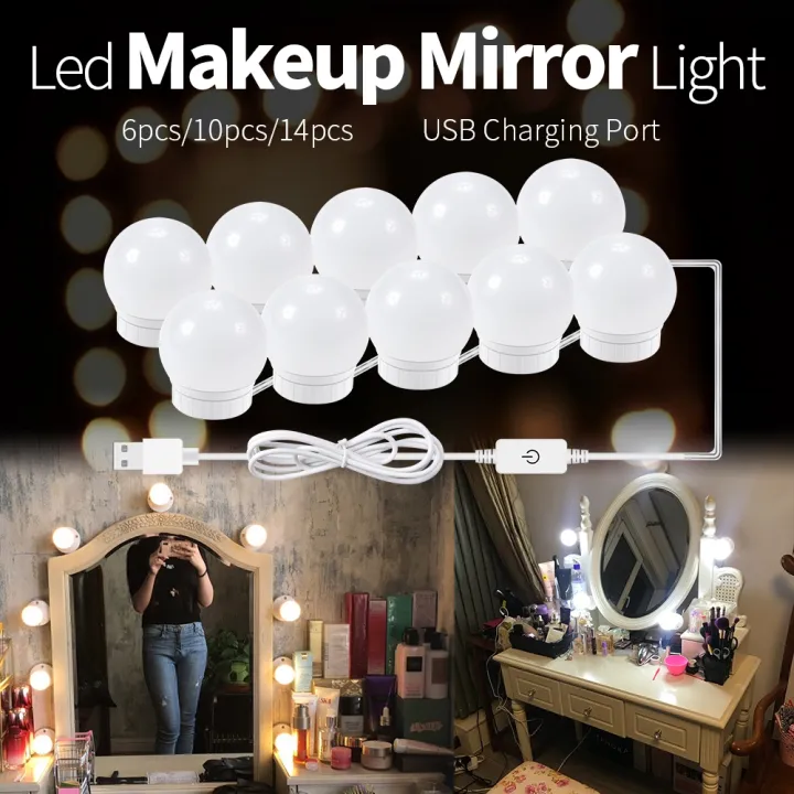 Led Mirror Light Bulb 5v Makeup Table, Dressing Table Lamp For Makeup