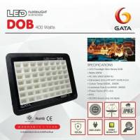 โคมฟลัดไลท์ Floodlight LED 400W GATA รุ่น Slim DOB แสง Daylight