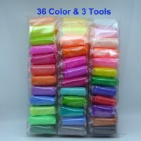 36 Colors Air Dry Plasticine Modeling Clay Educational 5D Toy For Children Gift Play Dough Light Playdough Slimes Kids Polymer Clay  Dough