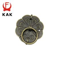 KAK 10pcs Classical Bronze Tone Quincunx Drawer Cabinet Desk Door Pull Box Handle Knobs Furniture Handles Hardware With Screws