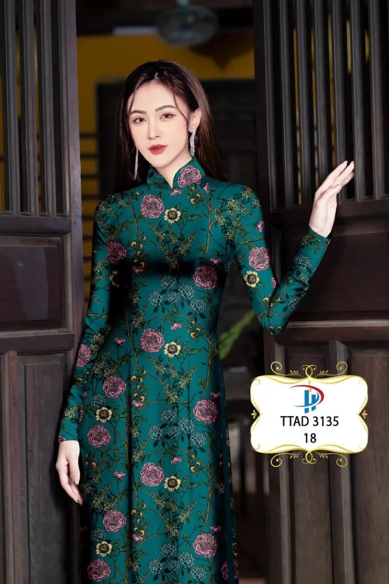 The Deliaa-Vải May Áo Dài Cao Cấp Mẫu Mới Hót Nhất (Ảnh Thật Giá Gồm Vải  Quần Luôn ) | Lazada.Vn