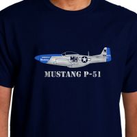 Aeroclassic North American Mustang P-51 T-Shirt Unisex Tees S-4XL-5XL-6XL