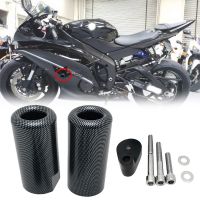 YZFR6ยามาฮ่าสำหรับรถจักรยานยนต์ YZF-R6 YZF R6 2008 2009 2010 2011 2012 2013 2014รถจักรยานยนต์สีดำกรอบแถบเลื่อนตัวป้องกันการลื่น