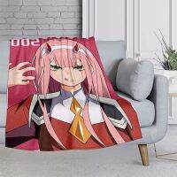 2023 Anime Zero Two Darling in Franxx 3D printed blanket for bed Picnic blanket  Sofa Air conditioning blanket  Customized blankets