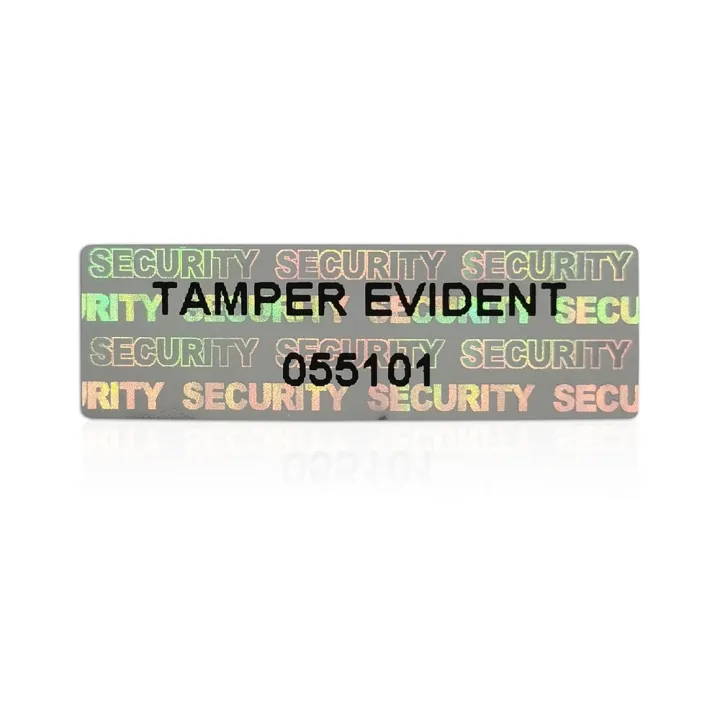 Hologram TamperProof Stickers , Void Warranty Security Labels， Tamper