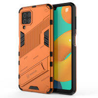 LENUO สำหรับ Samsung Galaxy M32กล้องป้องกันฝาหลังกันชน Kickstand แท่นวางโทรศัพท์ Hardcase