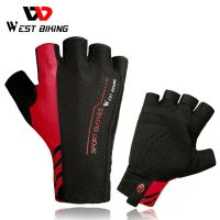 WEST BIKING Summer Cycling Gloves For Men Sport MTB Mountain Gloves Half Finger Breathable Women Bicycle Gloves S-XL 4 Colors