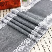 Burlap Table Runner Natural Imitated Linen for Party Wedding Baby Shower Decorations Dining Farmhouse Outdoor Picnics Table