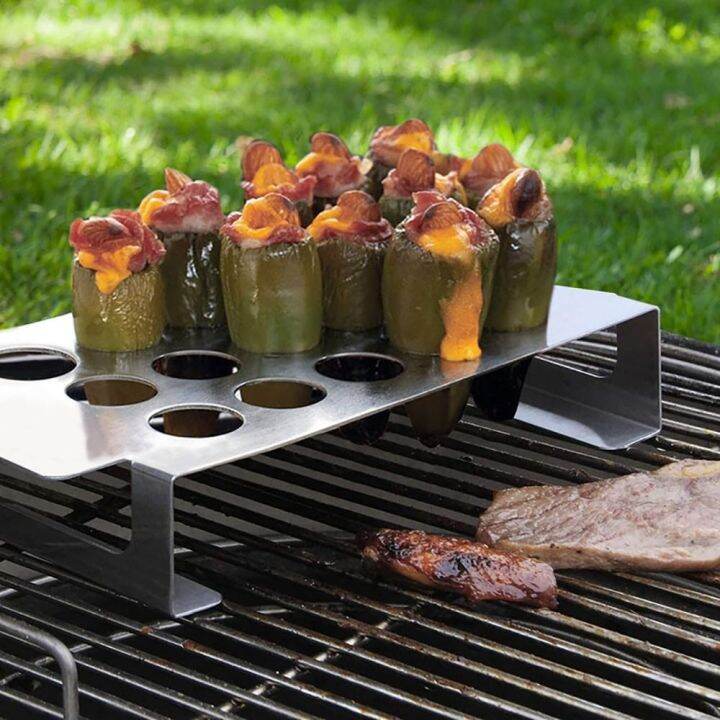 Stainless steel smoker outlet racks