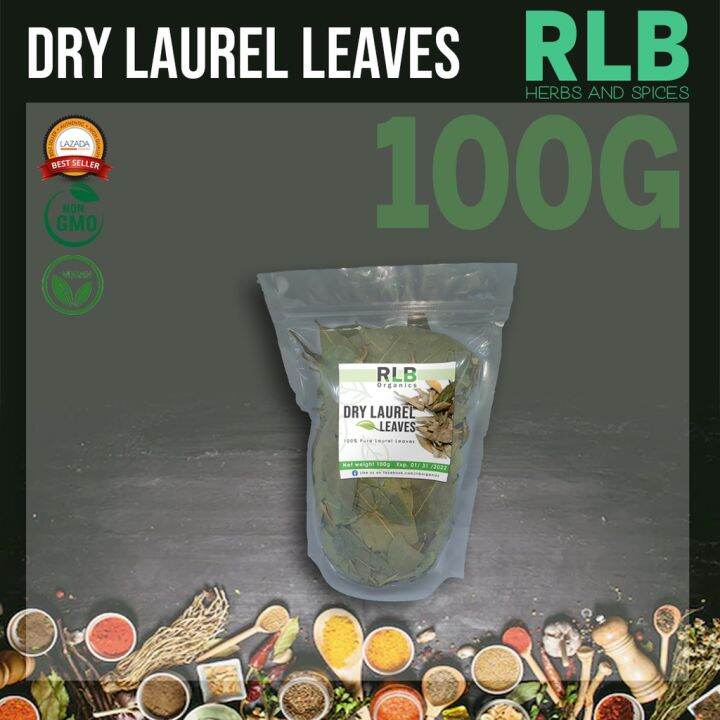 100 grams Dried Dahon ng Laurel Dried Bay Leaves Spice for
