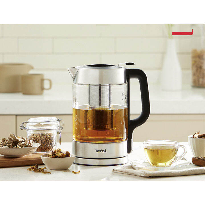 Tefal BJ773D NOVEO High Glass Resistance Electric Cordless Kettle (1.7L ...