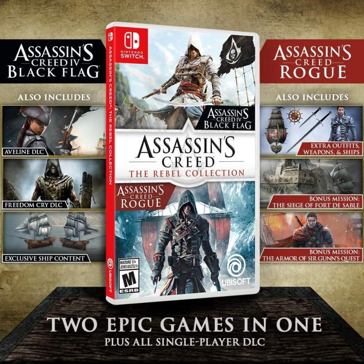 assassins-creed-the-rebel-collection-nintendo-switch-game-แผ่นแท้มือ1-assassin-creed-vi-black-flag-assassin-creed-rogue-switch