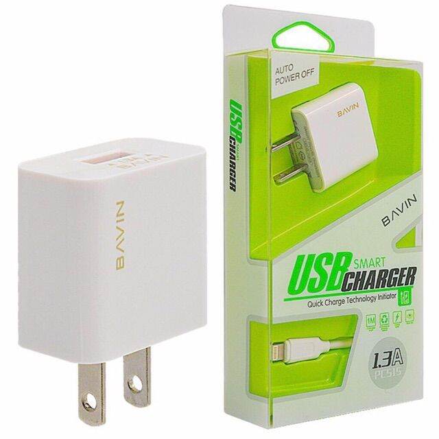 Bavin PC515 1.3A USB TypeC/Type C/IOS Lightning Fast Charger/Quick