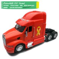 NEWRAY 1/32 Scale Truck Model Toys Peterbilt 387 Semi Truck Diecast Metal Car Model Toy For ChildrenGiftCollection