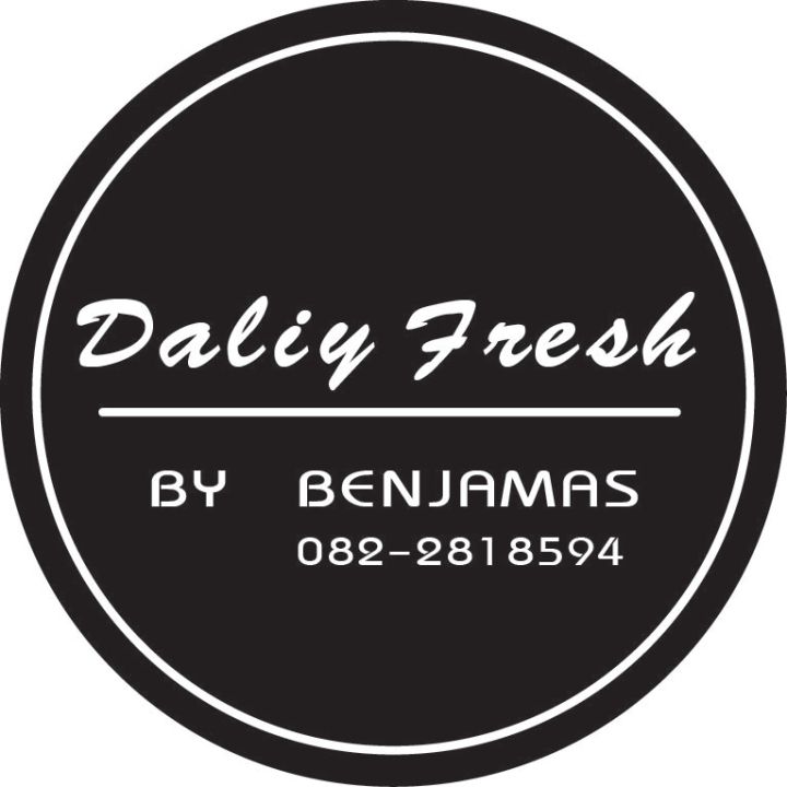 Daliy fresh สติกเกอร์ ฉลากสินค้า กันน้ำ