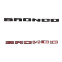 กระจังหน้าแต่งลายตัวอักษรสำหรับ Ford Bronco 2021 2022 2023 ABS สติกเกอร์รถโครเมี่ยมตกแต่งภายนอก (ตัดแต่งโครเมี่ยม CHONGQINGHANGQINSHANG)