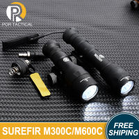 Surefir M600 M600C M300 Tacitcal Weapon Flashlight WADSN M600C Mini Scout Light LED Hunting Lamp Fit 20mm Picatinny Rail