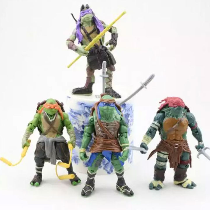 2014-movie-edition-4-นินจาของเล่นเต่าทอง-tmnt-ที่สามารถเคลื่อนย้ายตุ๊กตารุ่นมือ