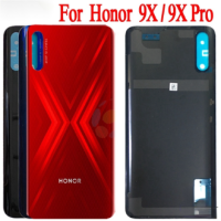 ที่เปลี่ยนฝาครอบกระจกฝาหลังแท้ใหม่สำหรับ Huawei Honor 9X ของแท้สำหรับ Honor 9X Pro